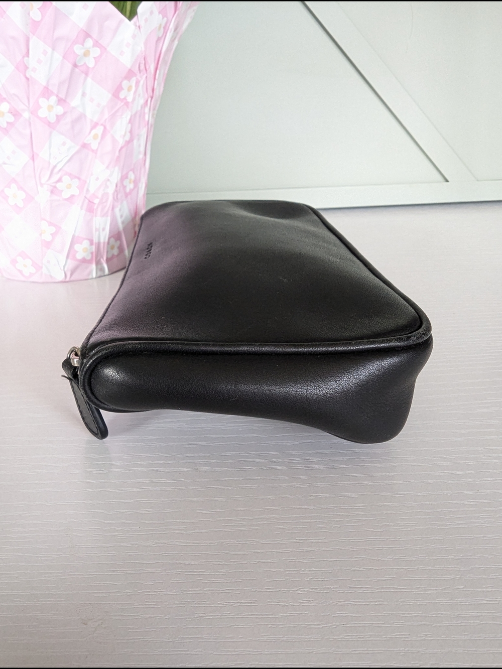 Vintage Coach LeatherChunky Case, also referred to as a cosmetic or makeup - Picture 4 of 11